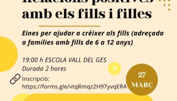 Relacions positives amb els fills i filles